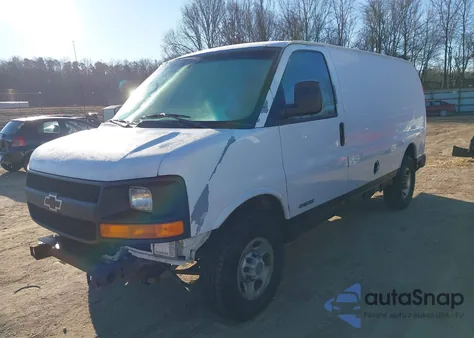 2005 Chevrolet Express из США, поврежденный, VIN 1GCHG35V451187233